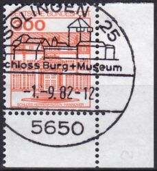 1982  Freimarken: Burgen & Schlösser aus Bogen