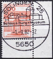 1982  Freimarken: Burgen & Schlösser aus Bogen