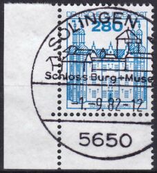 1982  Freimarken: Burgen & Schlösser aus Bogen