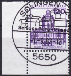 1982  Freimarken: Burgen & Schlösser aus Bogen