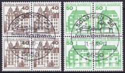 1980  Freimarken: Burgen & Schlösser aus Bogen