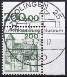 1977  Freimarken: Burgen & Schlsser aus Bogen