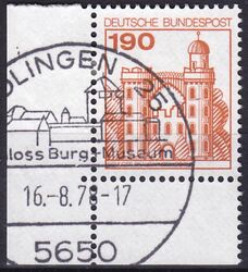 1977  Freimarken: Burgen & Schlsseraus Bogen