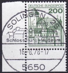 1977  Freimarken: Burgen & Schlösser aus Bogen