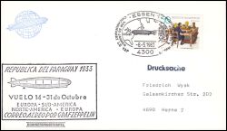 1983  Chicagofahrt des Luftschiffs LZ 127 "Graf Zeppelin"
