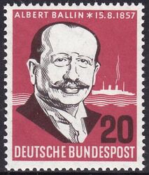 1957  Geburtstag von Albert Ballin