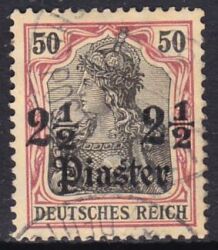 Türkei - 1905  Freimarke mit Aufdruck mit Wz. 1