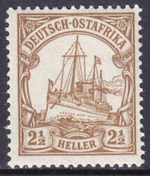 Deutsch-Ostafrika - 1905  Schiffszeichnung o. Wz.