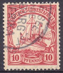 Deutsch-Sdwestafrika - 1901  Schiffszeichnung ohne Wz.
