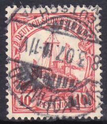 Deutsch-Südwestafrika - 1906  Schiffszeichnung mit Wz.