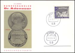 1963  14 Jahre Bundeskanzler Dr. Adenauer