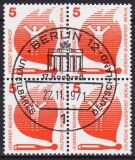 1971  Freimarken: Unfallverhütung aus Bogen