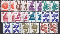 BER01422 - 1971  Freimarken: Unfallverhütung aus Bogen