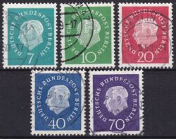 1959  Freimarken: Bundespräsident Theodor Heuss