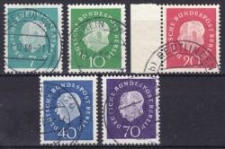 1959  Freimarken: Bundesprsident Theodor Heuss