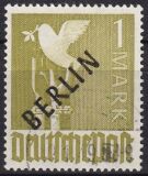 1948  Freimarke: Schwarzaufdruck Berlin