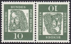 1962  Freimarken: Albrecht Dürer - Kehrdruck