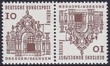 1965  Freimarken: Zwinger Dresden - Kehrdruck