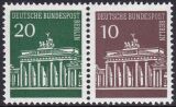 1966  Freimarken: Brandenburger Tor