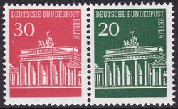 1966  Freimarken: Brandenburger Tor
