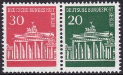1966  Freimarken: Brandenburger Tor