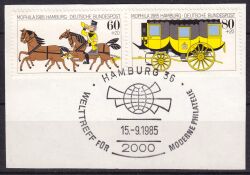 1985  Intern. Briefmarkenausstellung "MOPHILA `85" in Hamburg