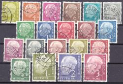 1954  Freimarken: Bundespräsident Theodor Heuss