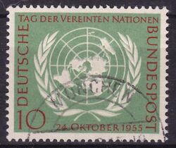 1189 - 1955  10 Jahre Vereinte Nationen (UNO)