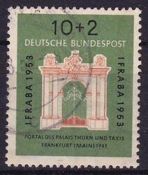 1190 - 1953  Internationale Briefmarkenausstellung IFRABA 1953