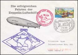 1984  Sdamerikafahrt des Luftschiffs Graf Zeppelin