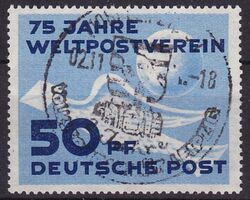 1232 - 1949  75 Jahre Weltpostverein (UPU)