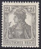 1916  Freimarke: Germania mit weißem Friedensgummi