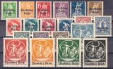 1920  Freimarken von Bayern mit Aufdruck