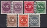 1923  Freimarken: Ziffern im Kreis
