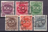1923  Freimarken: Ziffern im Kreis