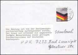 1985  Postkrieg BRD - DDR