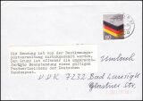 1985  Postkrieg BRD - DDR