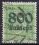 1923  Freimarke mit Aufdruck der neuen Wertstufe