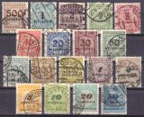 1923  Freimarken: Wertangabe im Kreis mit Rosettenmuster A