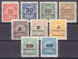 1923  Freimarken: Wertangabe im Kreis mit Rosettenmuster B