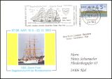 1993  Sonderkarte der Gorch Fock zur 97/98....