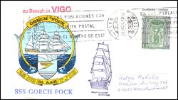 1980  Segelschulschiff "Gorch Fock" zu Besuch in VIGO