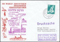 1978  MS "World Discoverer" - Ostseefahrt
