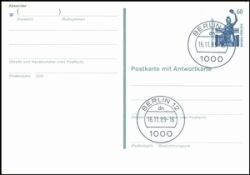 1989  Sehenswrdigkeiten - Doppelkarte mit Scherensymbol