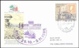 1985  Amtliches Bundespost-Ausstellungs-Cachet   Rom 1985