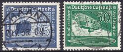 1938  Flugpostmarken: 100. Geburtstag des Grafen von Zeppelin
