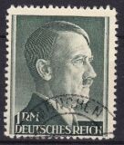 1942  Freimarken: Adolf Hitler