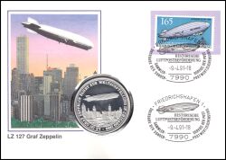 1991  Numisbrief - LZ 127 "Graf Zeppelin"