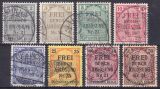1903  Zähldienstmarken für Preußen