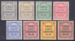 1903  Zähldienstmarken für Preußen